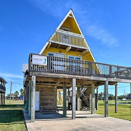 A-Frame Home With Deck - 2 Blocks To Surfside Beach! Bagian luar foto