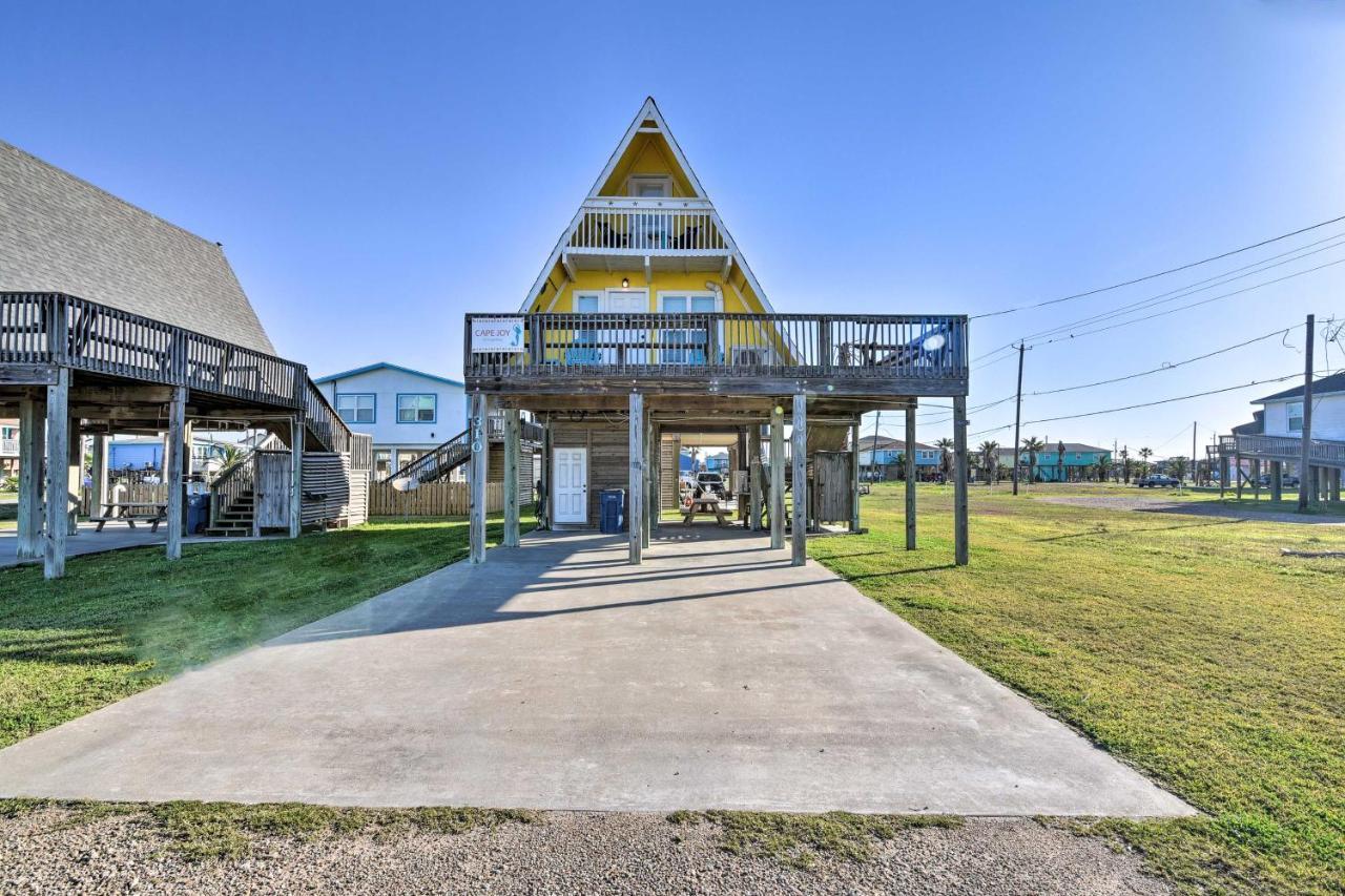 A-Frame Home With Deck - 2 Blocks To Surfside Beach! Bagian luar foto