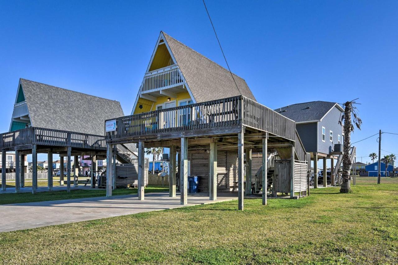 A-Frame Home With Deck - 2 Blocks To Surfside Beach! Bagian luar foto